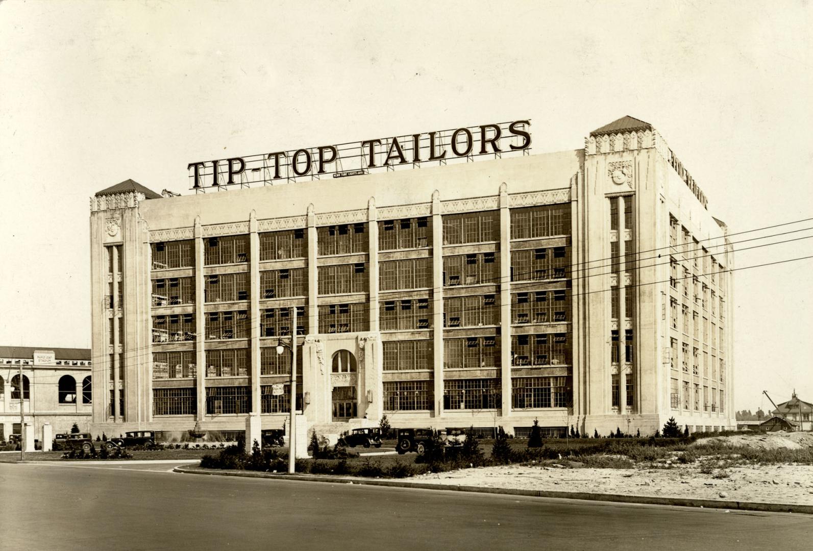 Tip Top Tailors Art Deco factory on Lake Shore Boulevard, Toronto, 1930